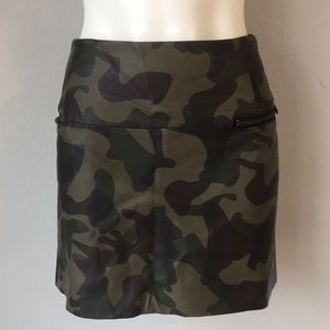 Sam Edelman Faux Leather Vegan Leather Mini Skirt